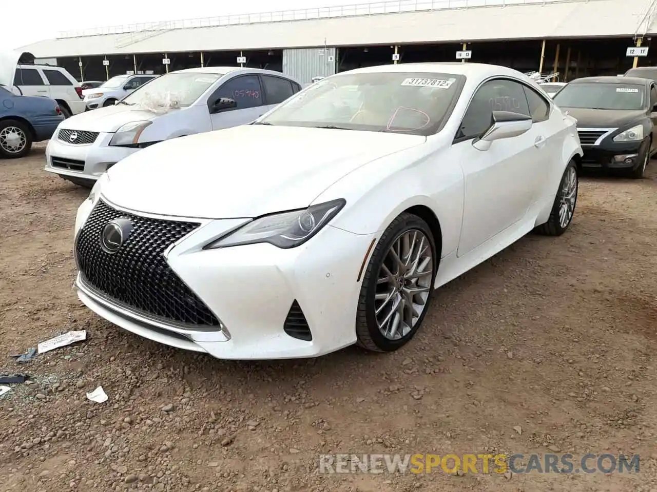 2 Photograph of a damaged car JTHHA5BCXK5010110 LEXUS RC300 2019