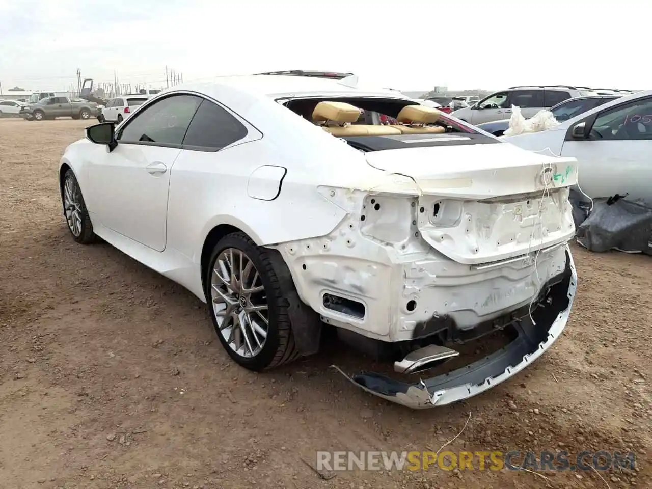 3 Photograph of a damaged car JTHHA5BCXK5010110 LEXUS RC300 2019