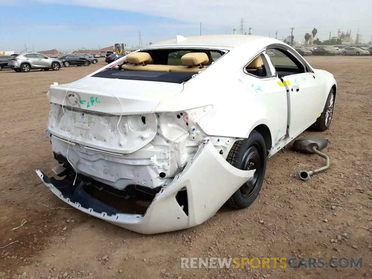 4 Photograph of a damaged car JTHHA5BCXK5010110 LEXUS RC300 2019