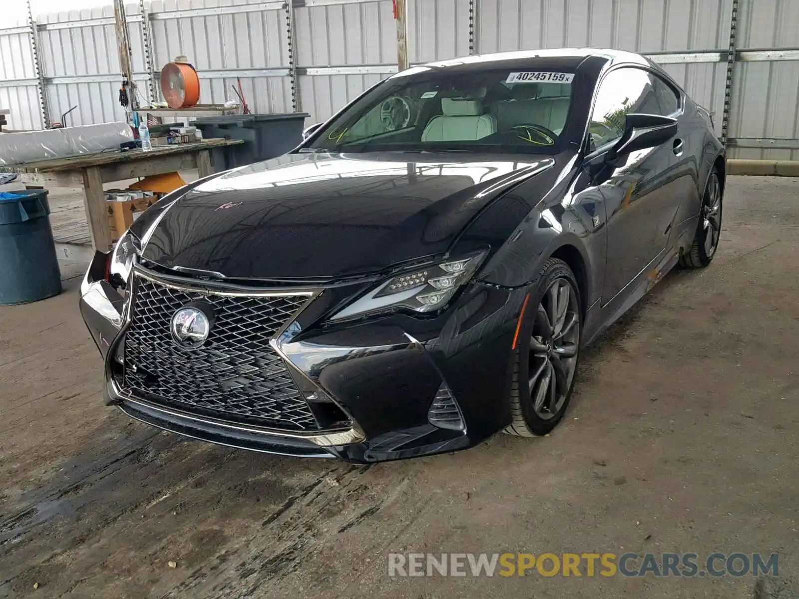 2 Photograph of a damaged car JTHHZ5BCXK5019379 LEXUS RC300 2019