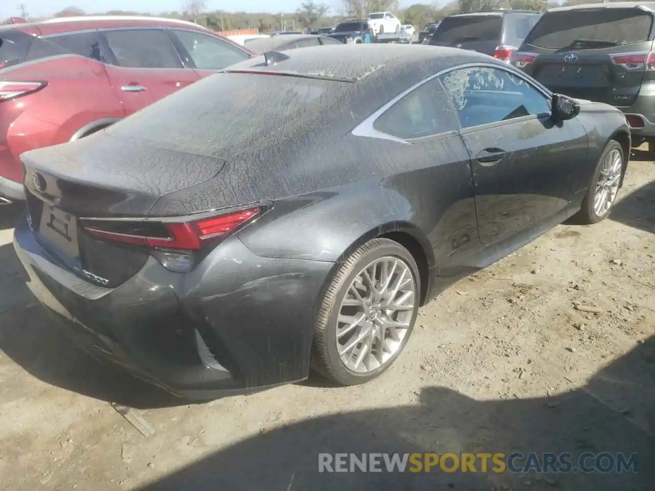 4 Photograph of a damaged car JTHS85BC1K5005413 LEXUS RC300 2019