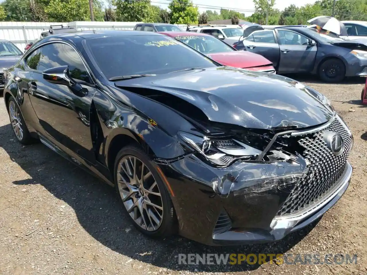 1 Photograph of a damaged car JTHS85BC3K5005395 LEXUS RC300 2019