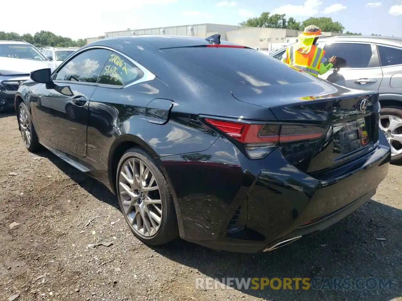 3 Photograph of a damaged car JTHS85BC3K5005395 LEXUS RC300 2019