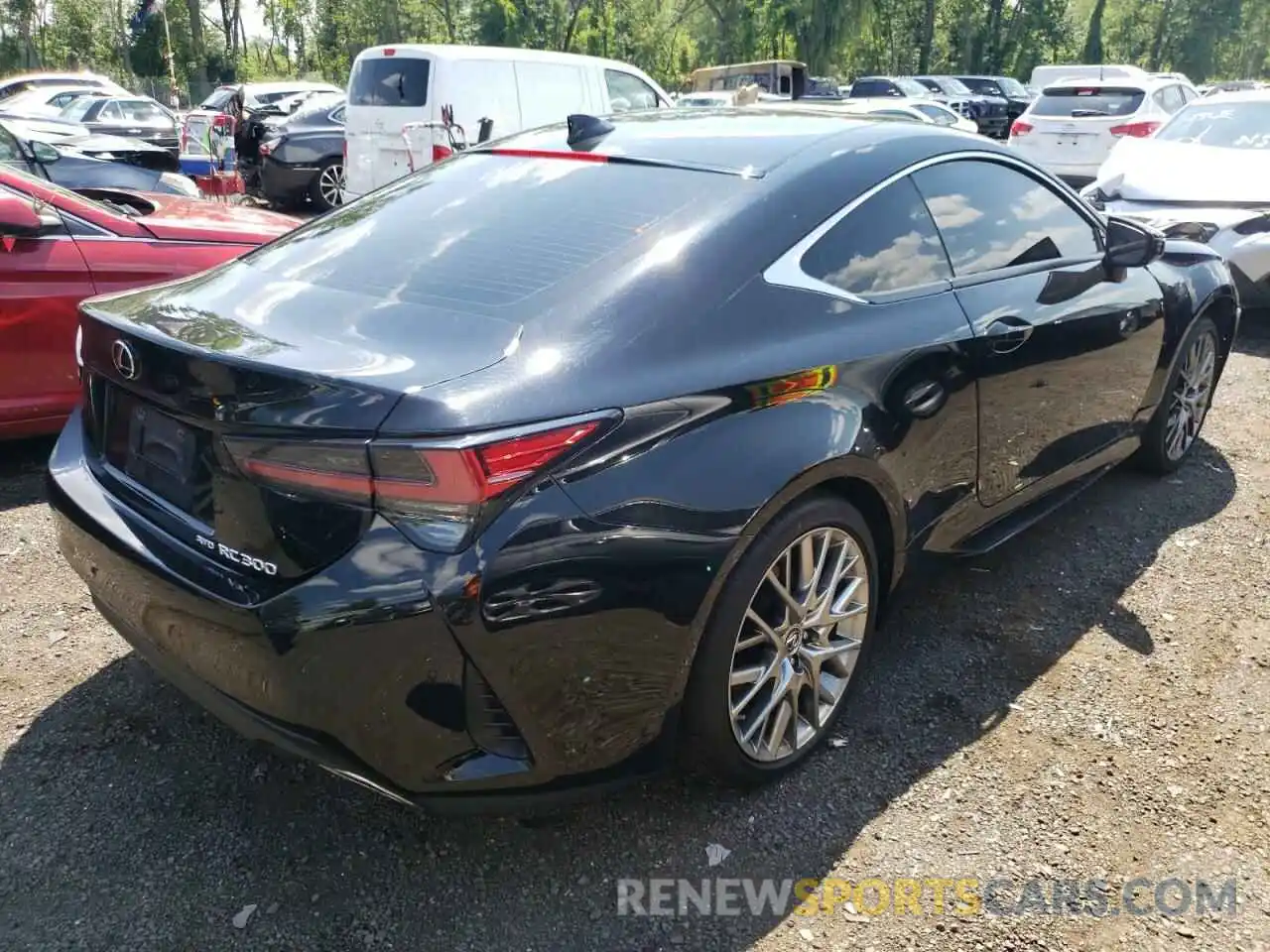 4 Photograph of a damaged car JTHS85BC3K5005395 LEXUS RC300 2019