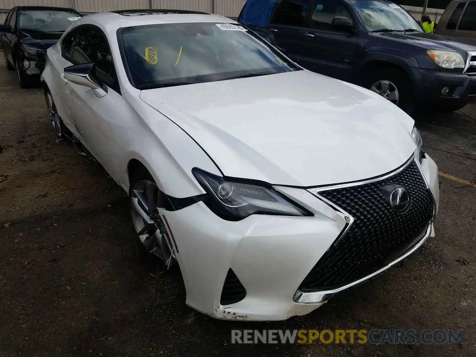 1 Photograph of a damaged car JTHAA5BC6L5010639 LEXUS RC300 2020