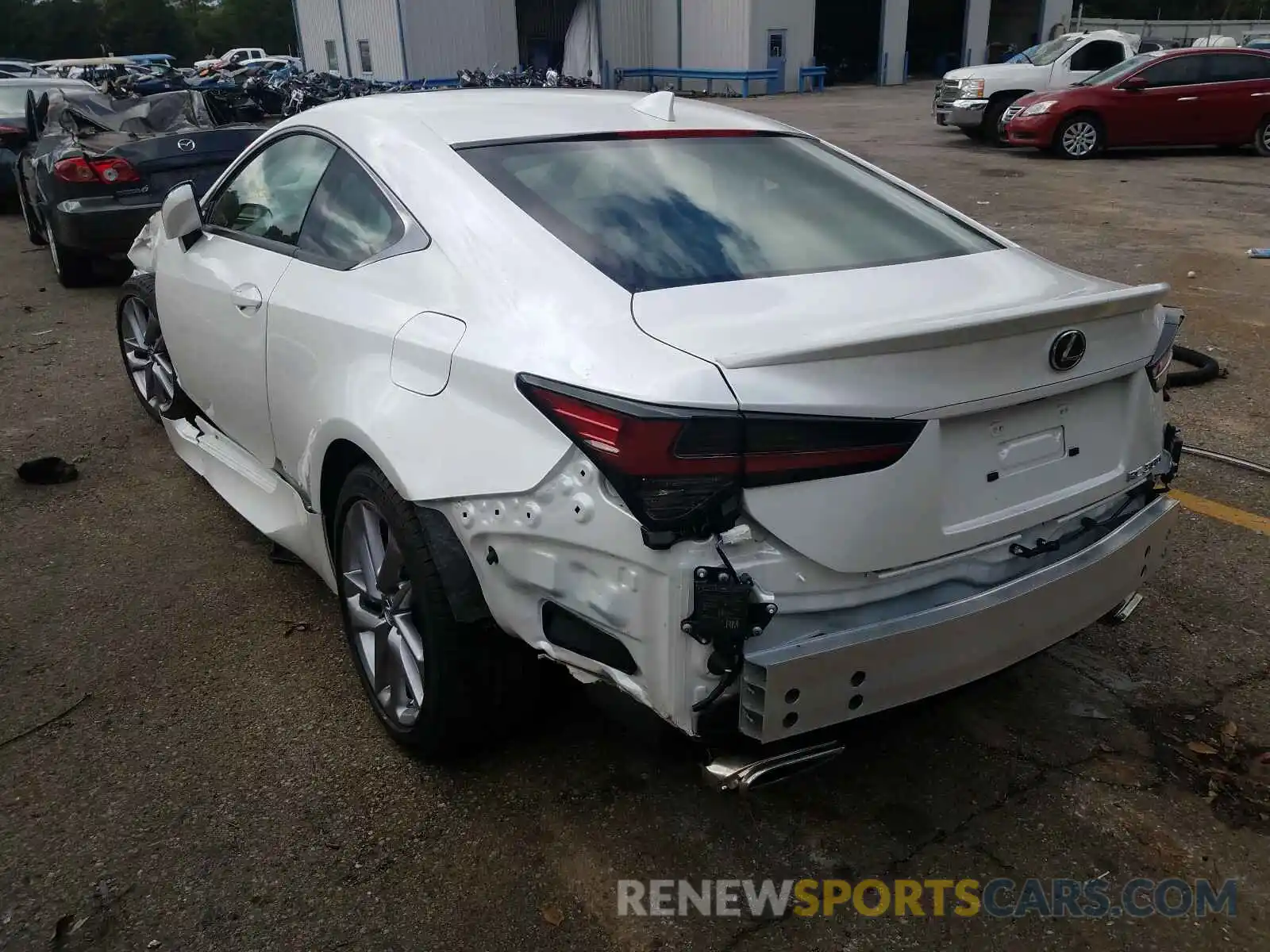 3 Photograph of a damaged car JTHAA5BC6L5010639 LEXUS RC300 2020