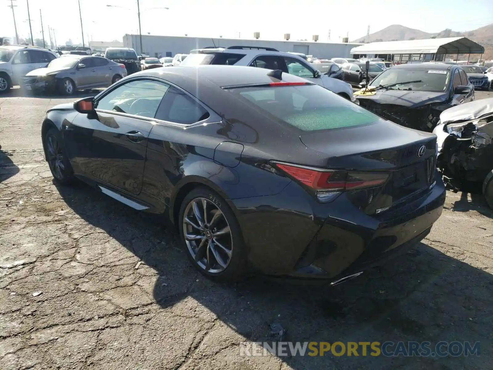 3 Photograph of a damaged car JTHGA5BC1L5010722 LEXUS RC300 2020