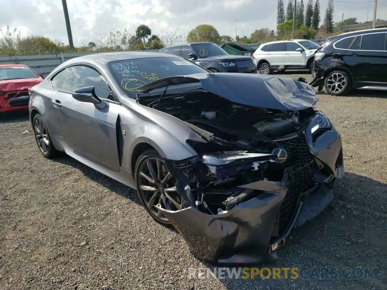 1 Photograph of a damaged car JTHGA5BC5L5010870 LEXUS RC300 2020