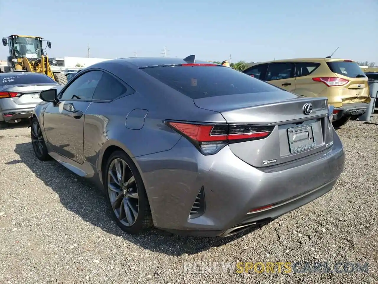 3 Photograph of a damaged car JTHGA5BC5L5010870 LEXUS RC300 2020