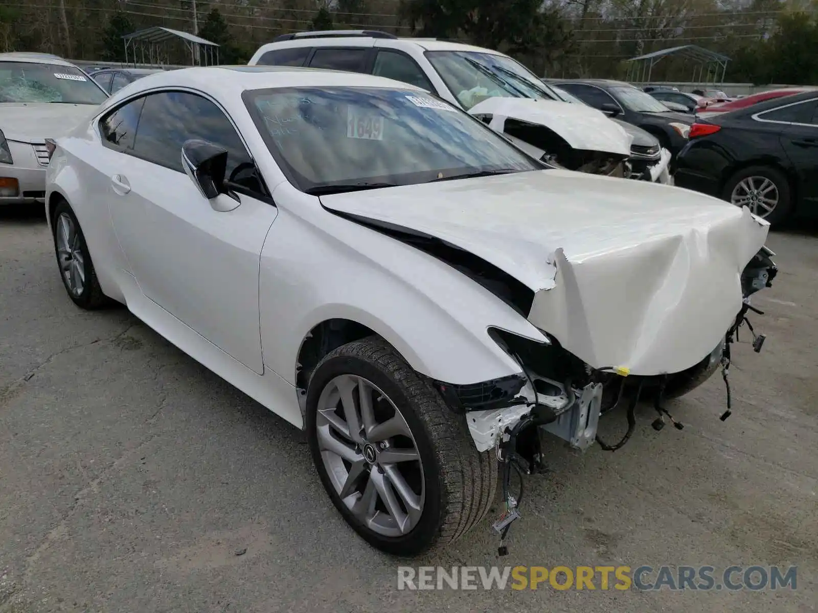 1 Photograph of a damaged car JTHAA5BC6M5011209 LEXUS RC300 2021