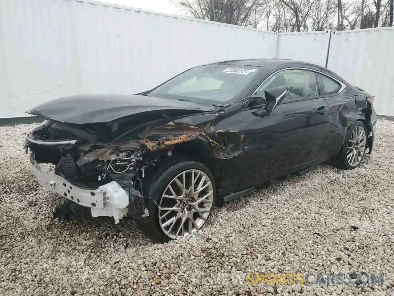 1 Photograph of a damaged car JTHD85EC2M5006433 LEXUS RC300 2021