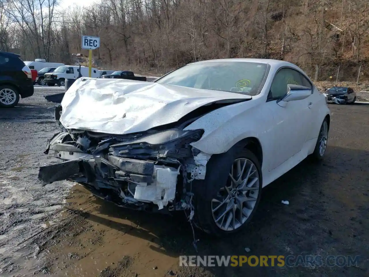 2 Photograph of a damaged car JTHD85EC3M5006229 LEXUS RC300 2021