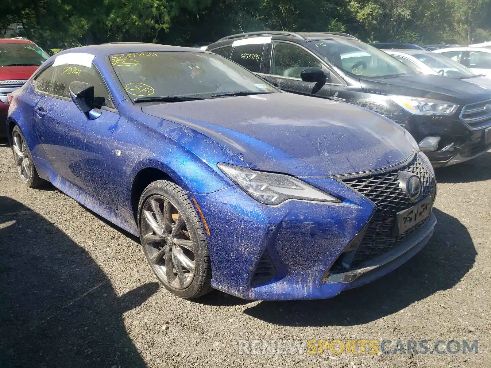 1 Photograph of a damaged car JTHG85EC6M5006240 LEXUS RC300 2021