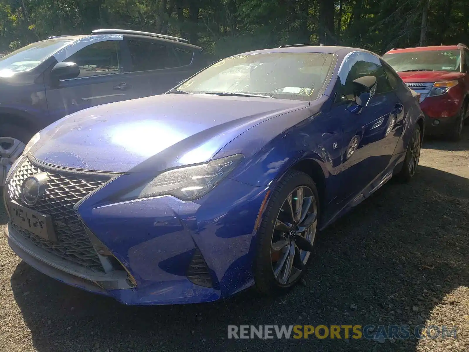 2 Photograph of a damaged car JTHG85EC6M5006240 LEXUS RC300 2021