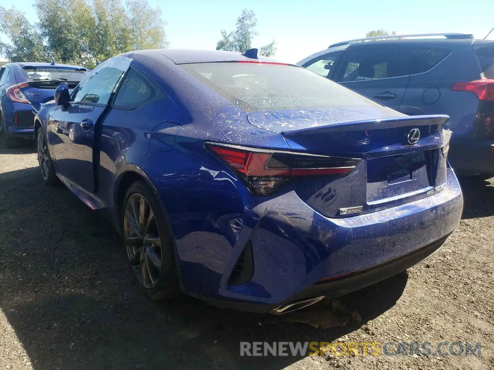 3 Photograph of a damaged car JTHG85EC6M5006240 LEXUS RC300 2021