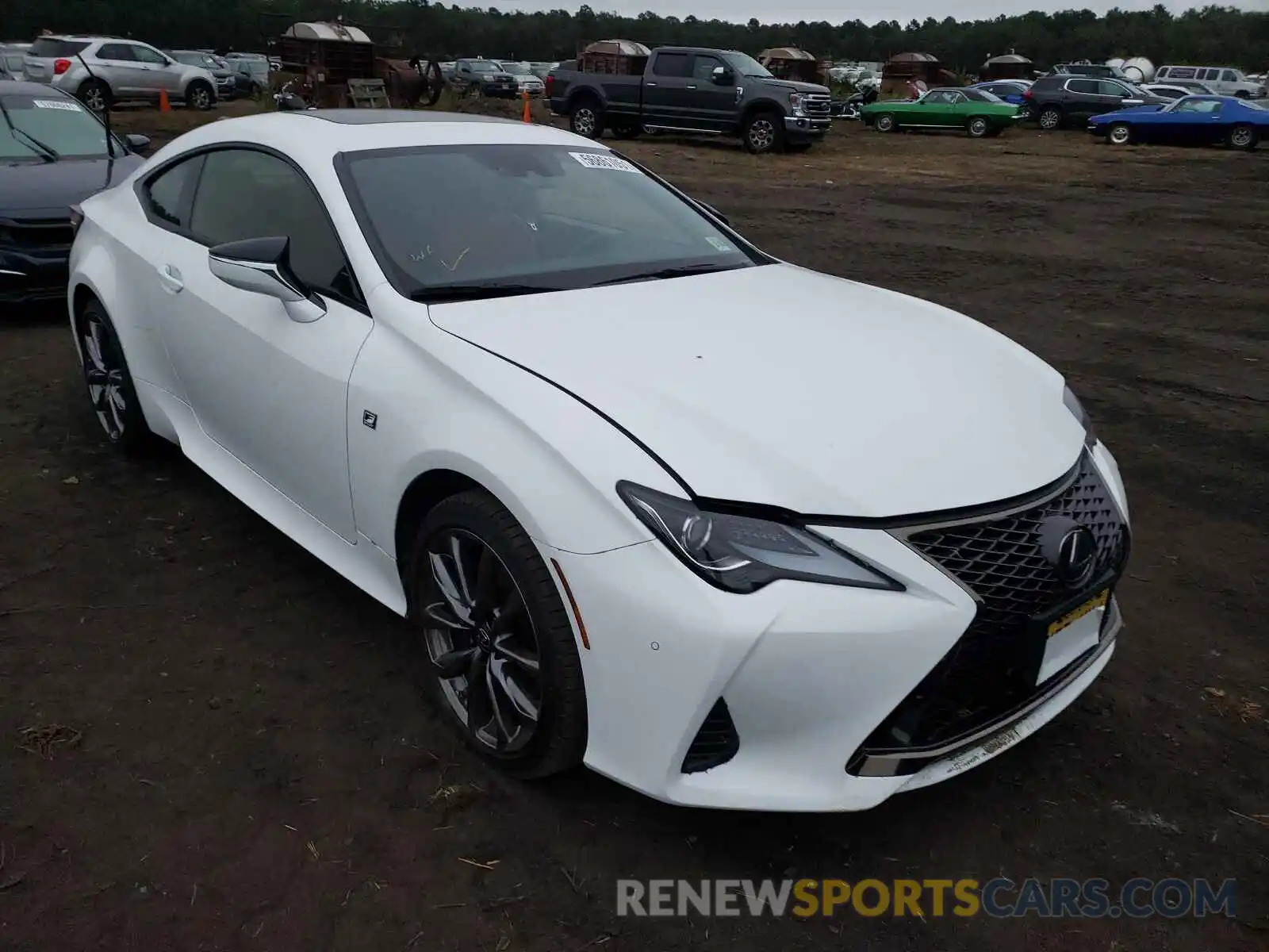 1 Photograph of a damaged car JTHG85EC7M5006280 LEXUS RC300 2021