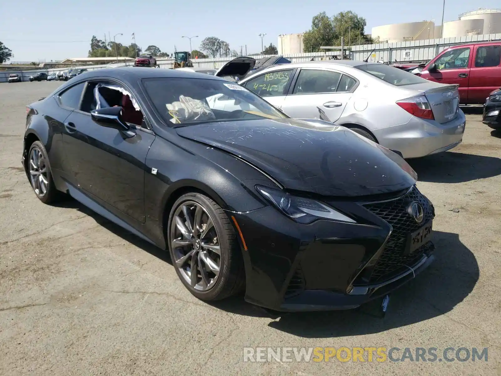 1 Photograph of a damaged car JTHGA5BC6M5011138 LEXUS RC300 2021