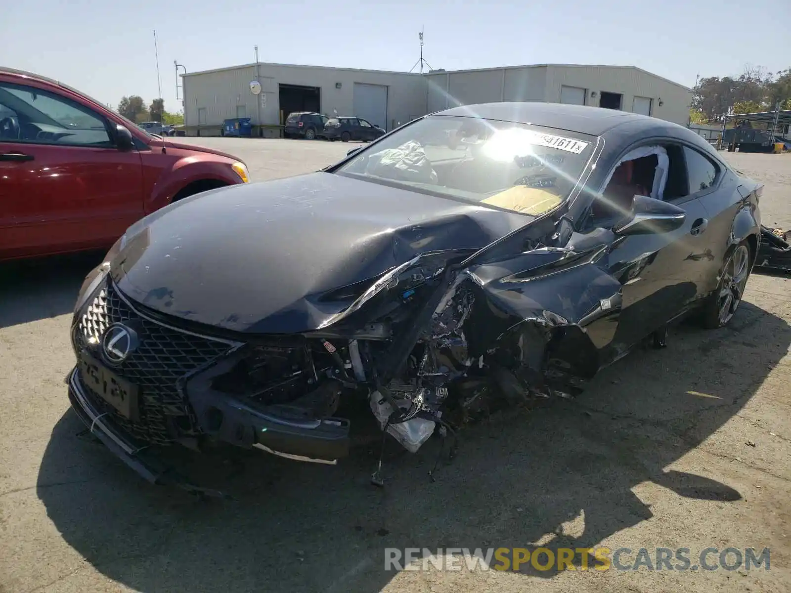 2 Photograph of a damaged car JTHGA5BC6M5011138 LEXUS RC300 2021