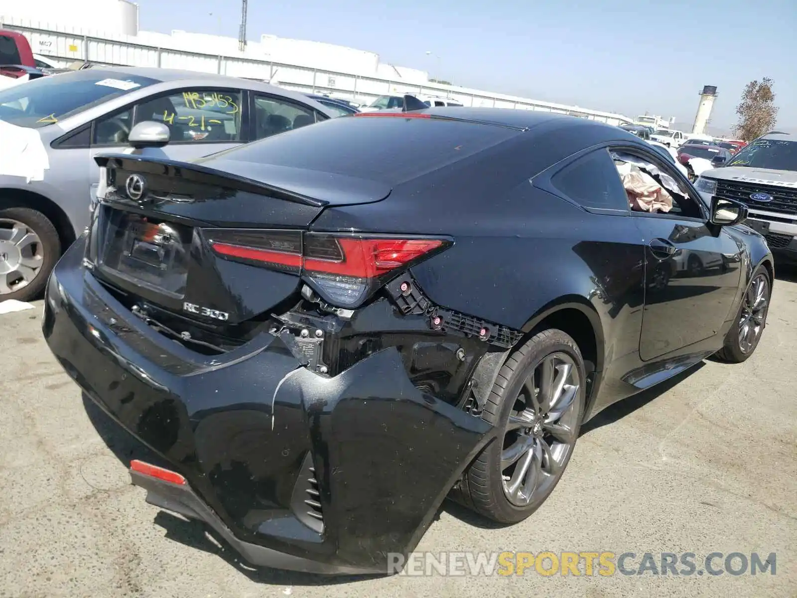 4 Photograph of a damaged car JTHGA5BC6M5011138 LEXUS RC300 2021