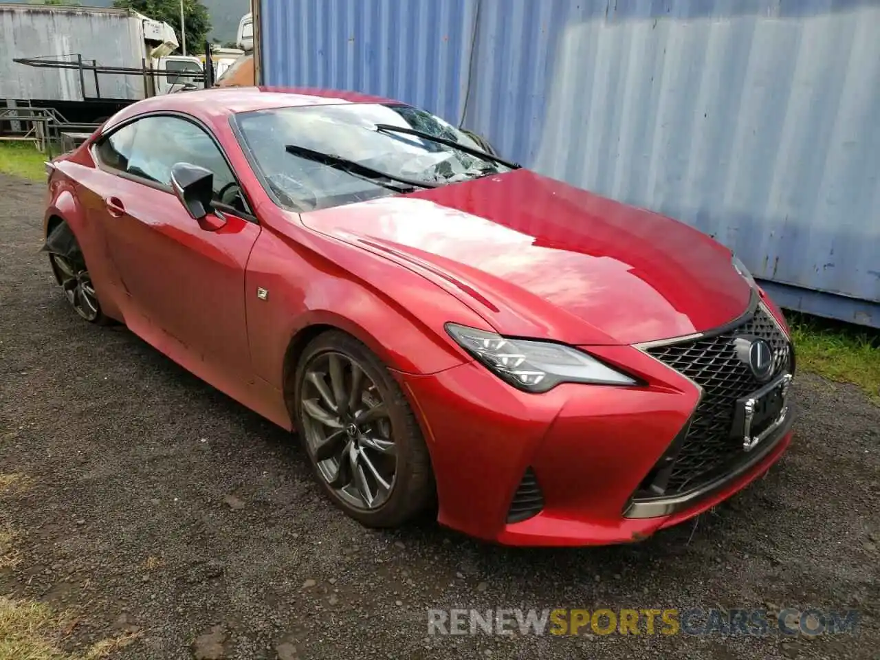 1 Photograph of a damaged car JTHGA5BC6M5011303 LEXUS RC300 2021