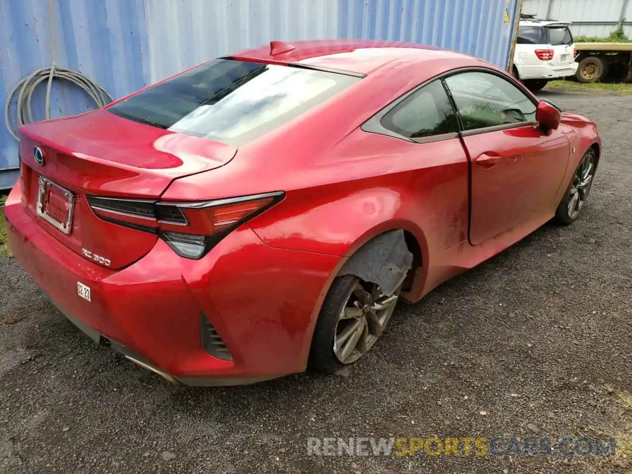 4 Photograph of a damaged car JTHGA5BC6M5011303 LEXUS RC300 2021