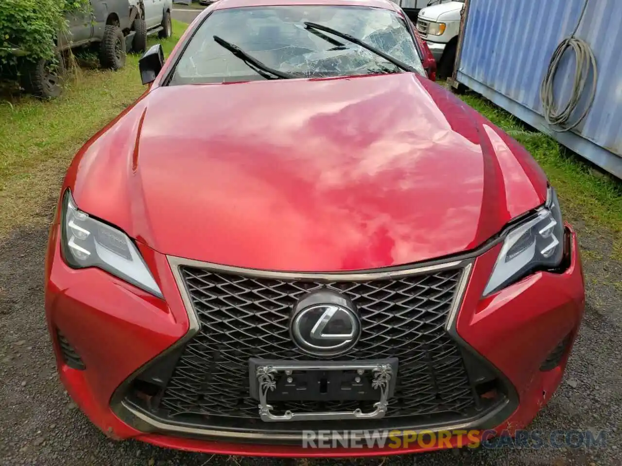 7 Photograph of a damaged car JTHGA5BC6M5011303 LEXUS RC300 2021