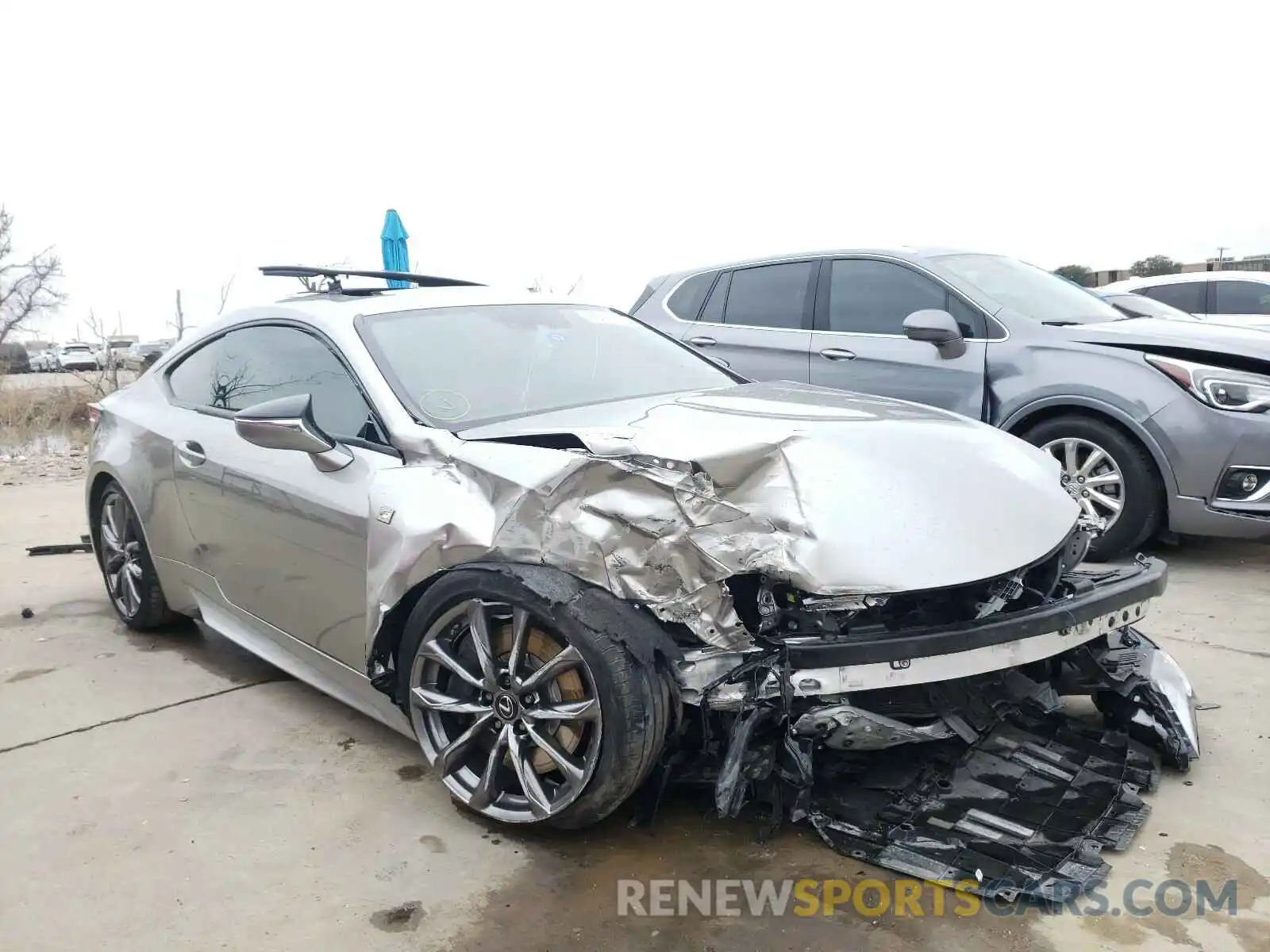 1 Photograph of a damaged car JTHGZ5BC0L5022532 LEXUS RC350 2020