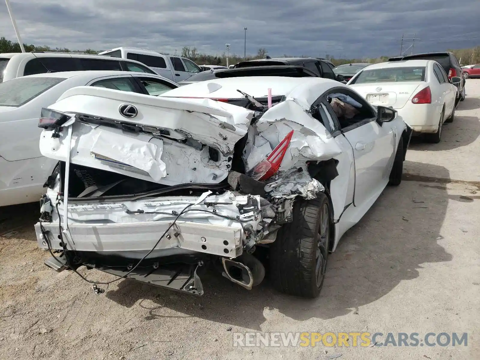4 Photograph of a damaged car JTHGZ5BC5L5021943 LEXUS RC350 2020