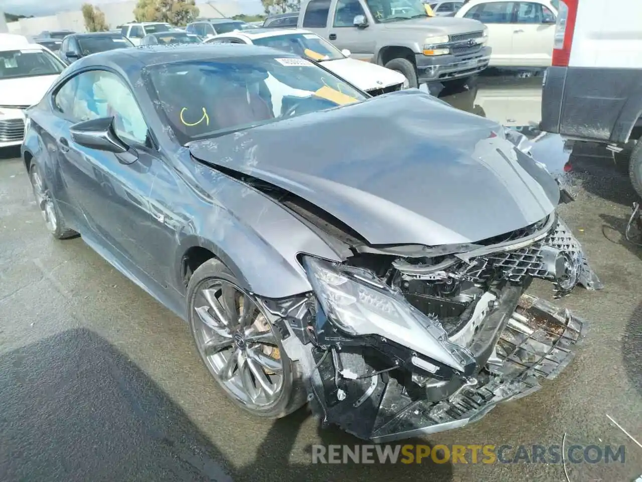 1 Photograph of a damaged car JTHGZ5BC6L5023023 LEXUS RC350 2020