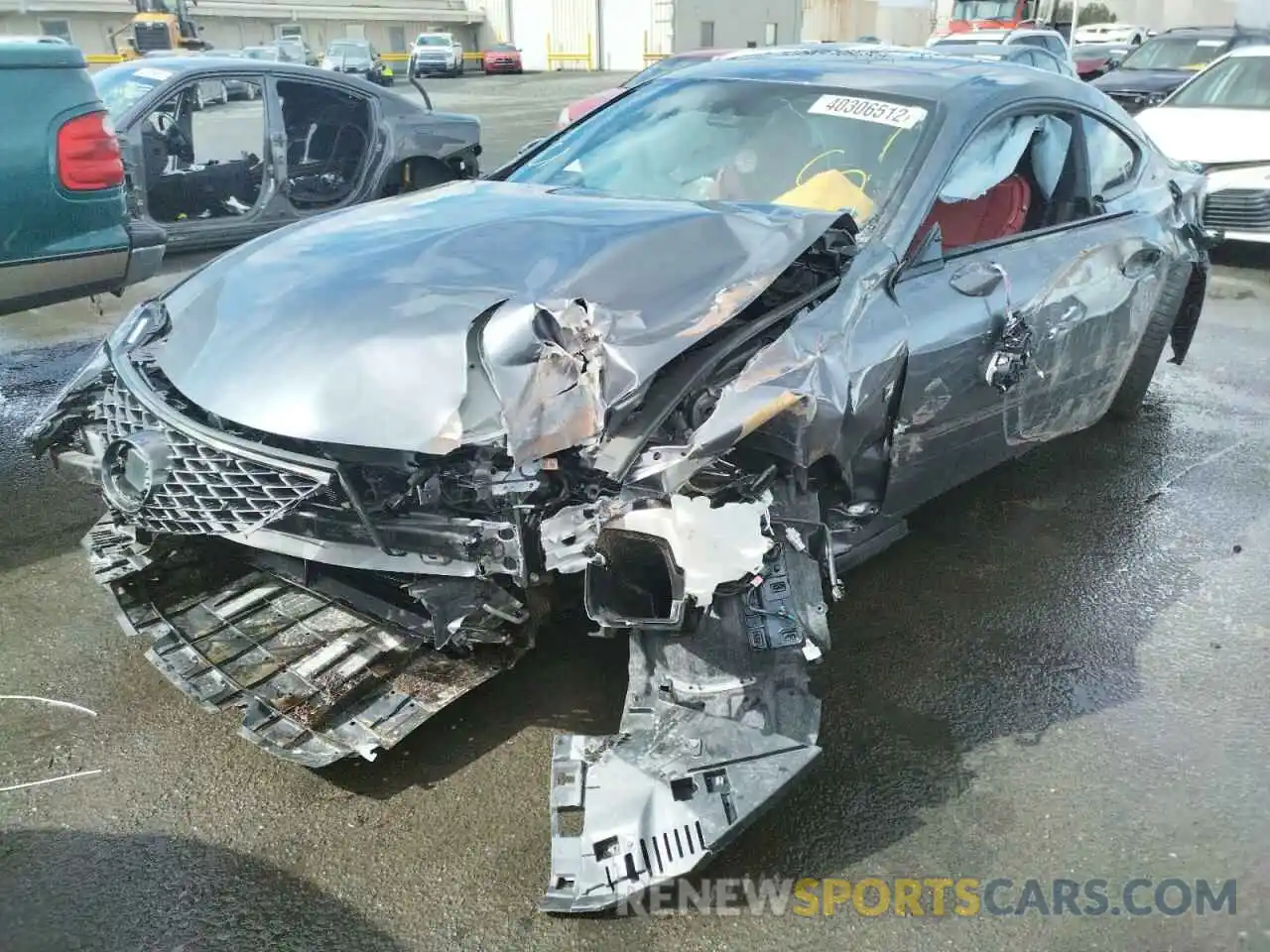 2 Photograph of a damaged car JTHGZ5BC6L5023023 LEXUS RC350 2020