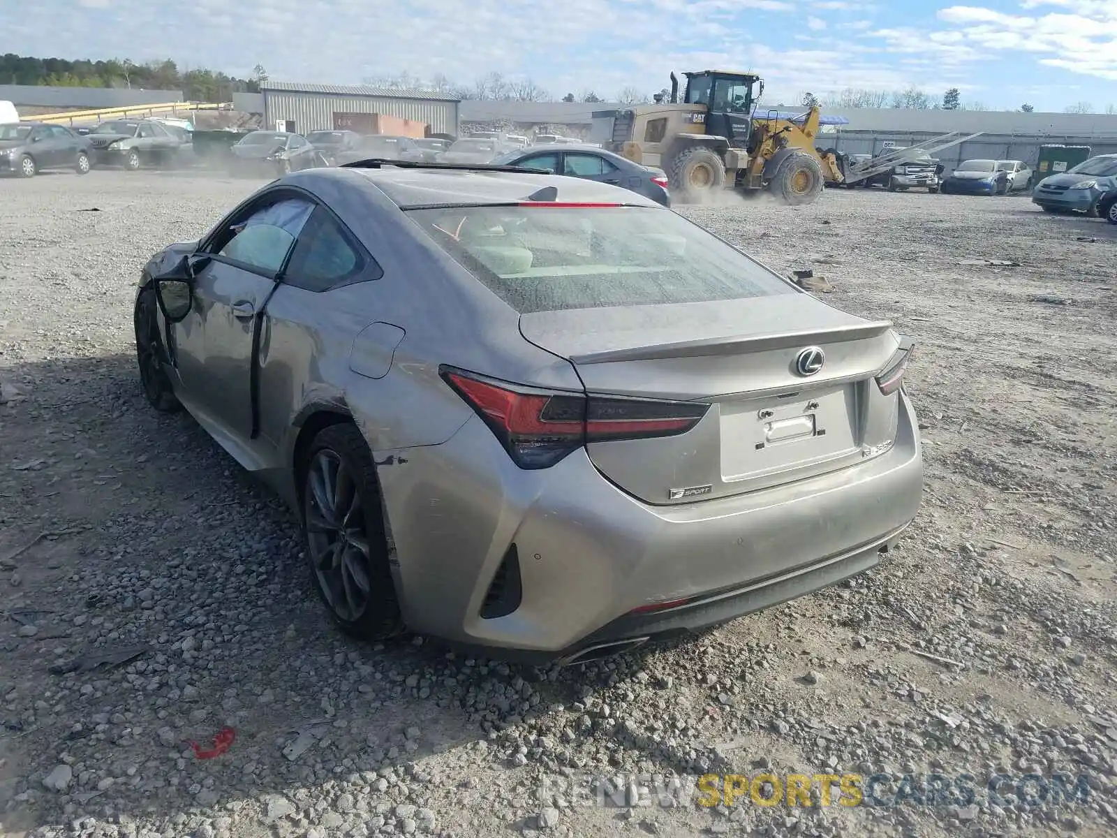 3 Photograph of a damaged car JTHGZ5BC9L5022710 LEXUS RC350 2020