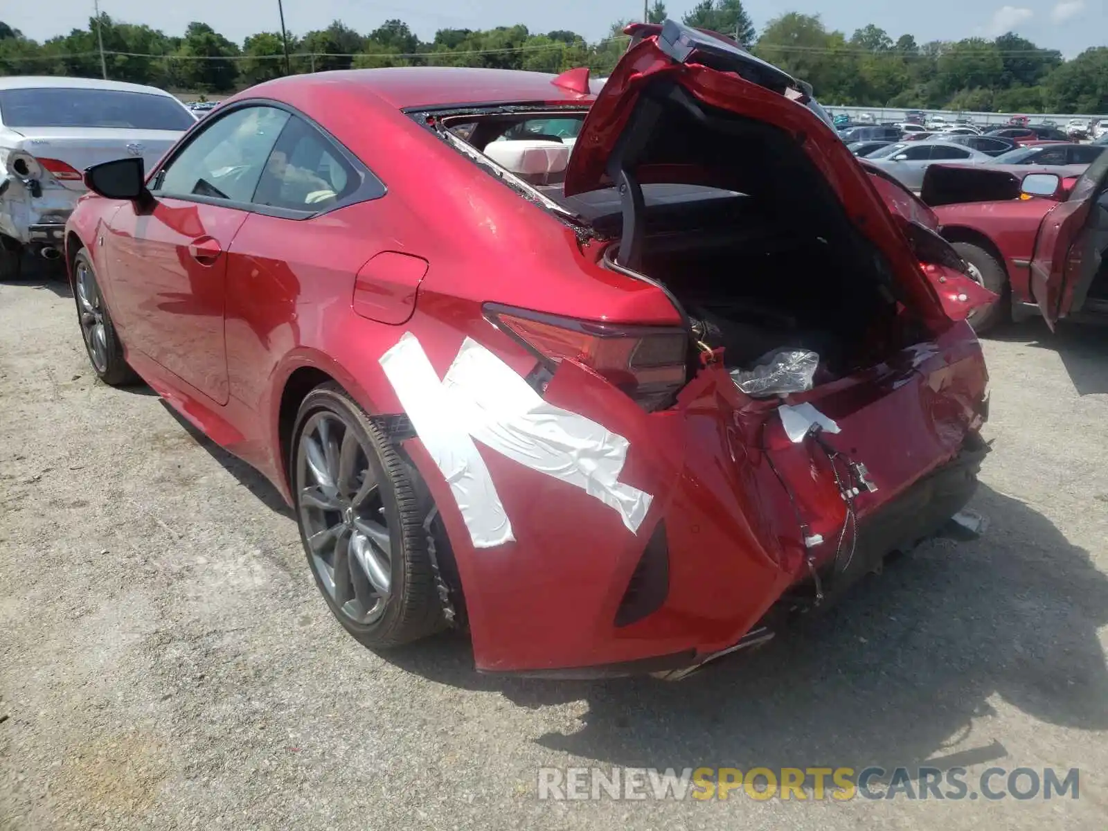 3 Photograph of a damaged car JTHGZ5DC6L5010351 LEXUS RC350 2020