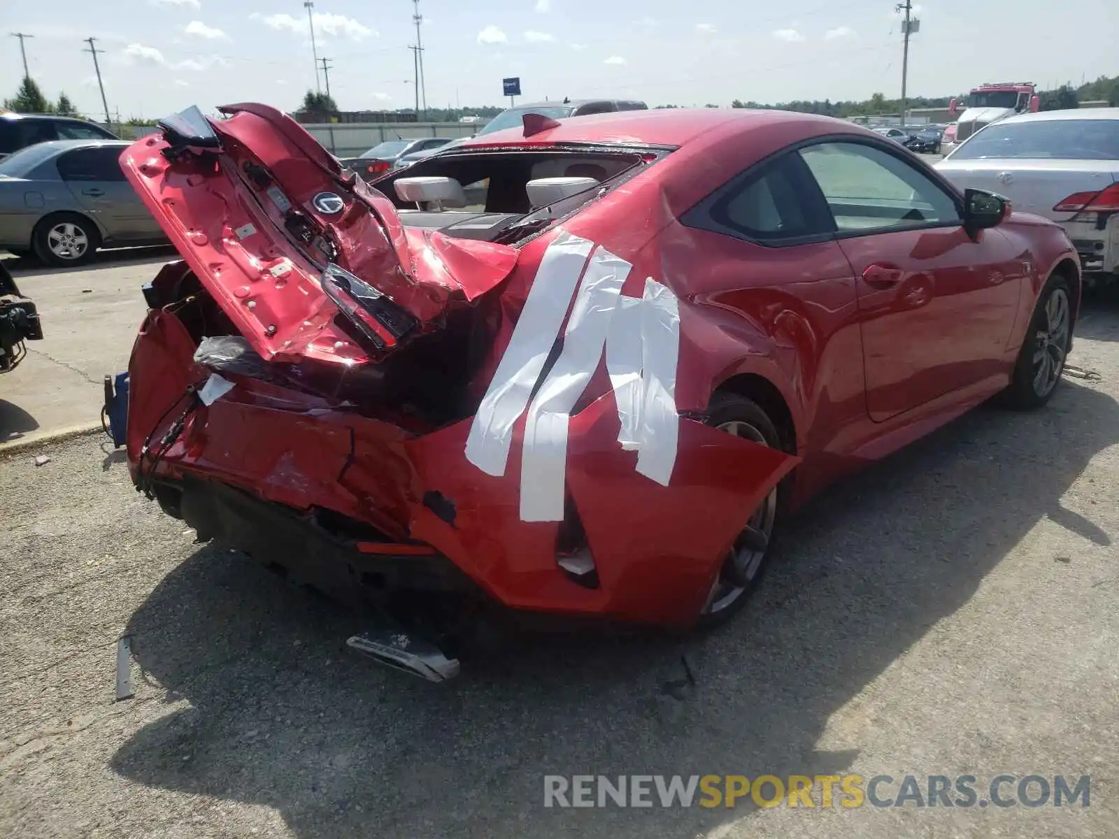 4 Photograph of a damaged car JTHGZ5DC6L5010351 LEXUS RC350 2020