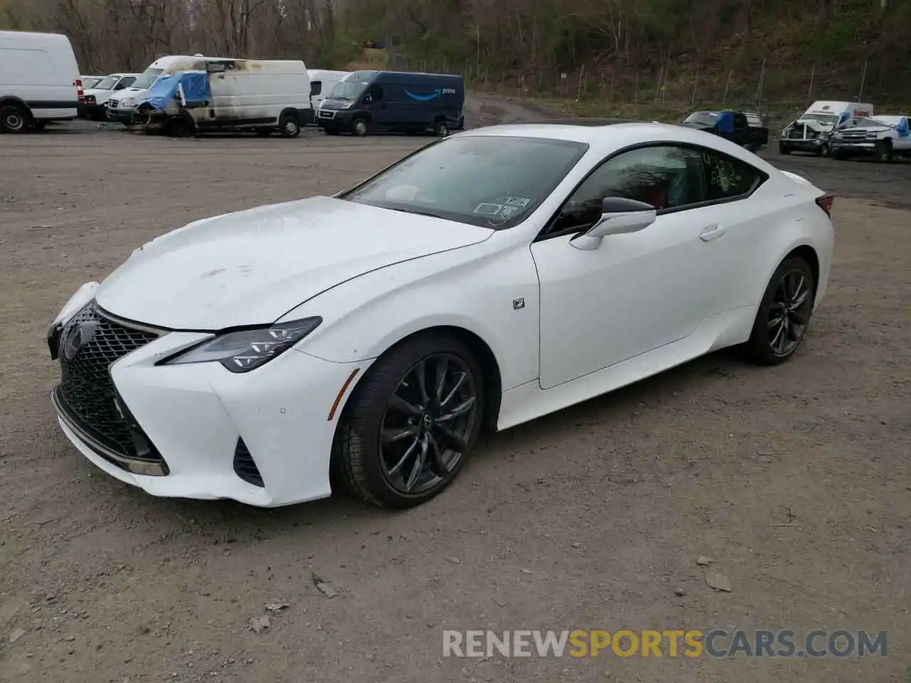 2 Photograph of a damaged car JTHGZ5DC7L5010326 LEXUS RC350 2020