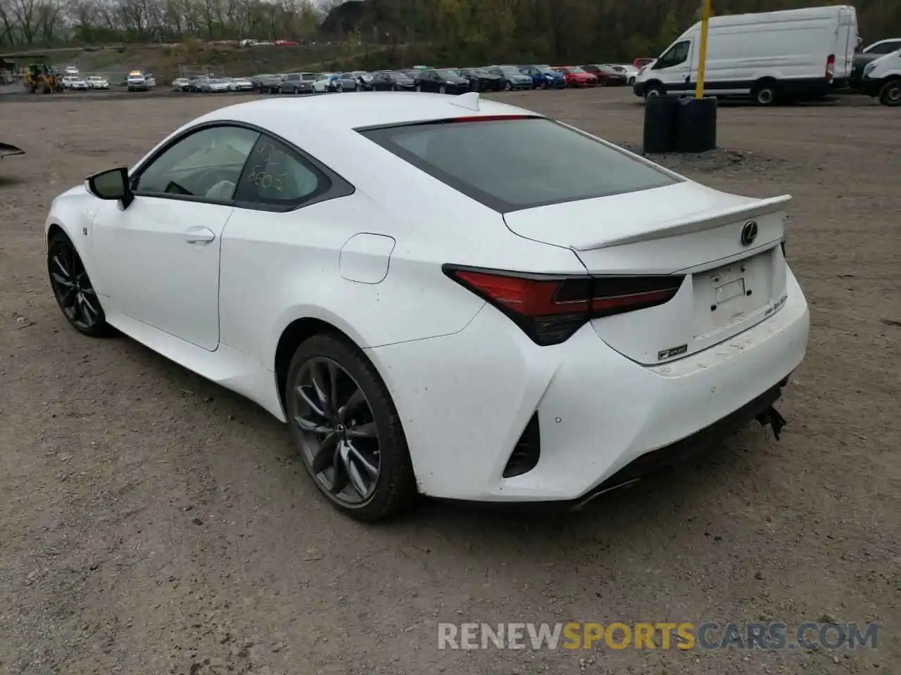 3 Фотография поврежденного автомобиля JTHGZ5DC7L5010326 LEXUS RC350 2020