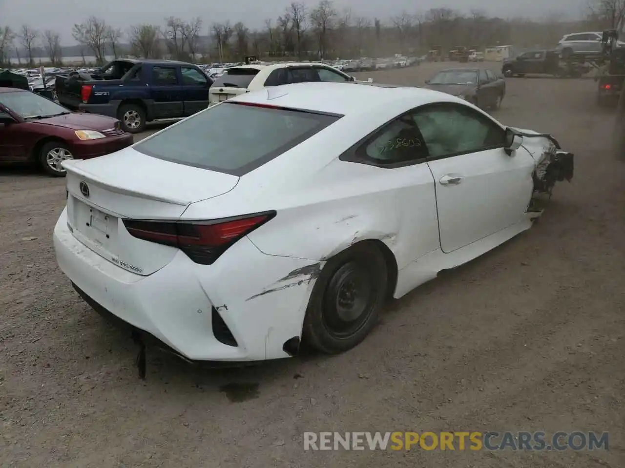 4 Photograph of a damaged car JTHGZ5DC7L5010326 LEXUS RC350 2020