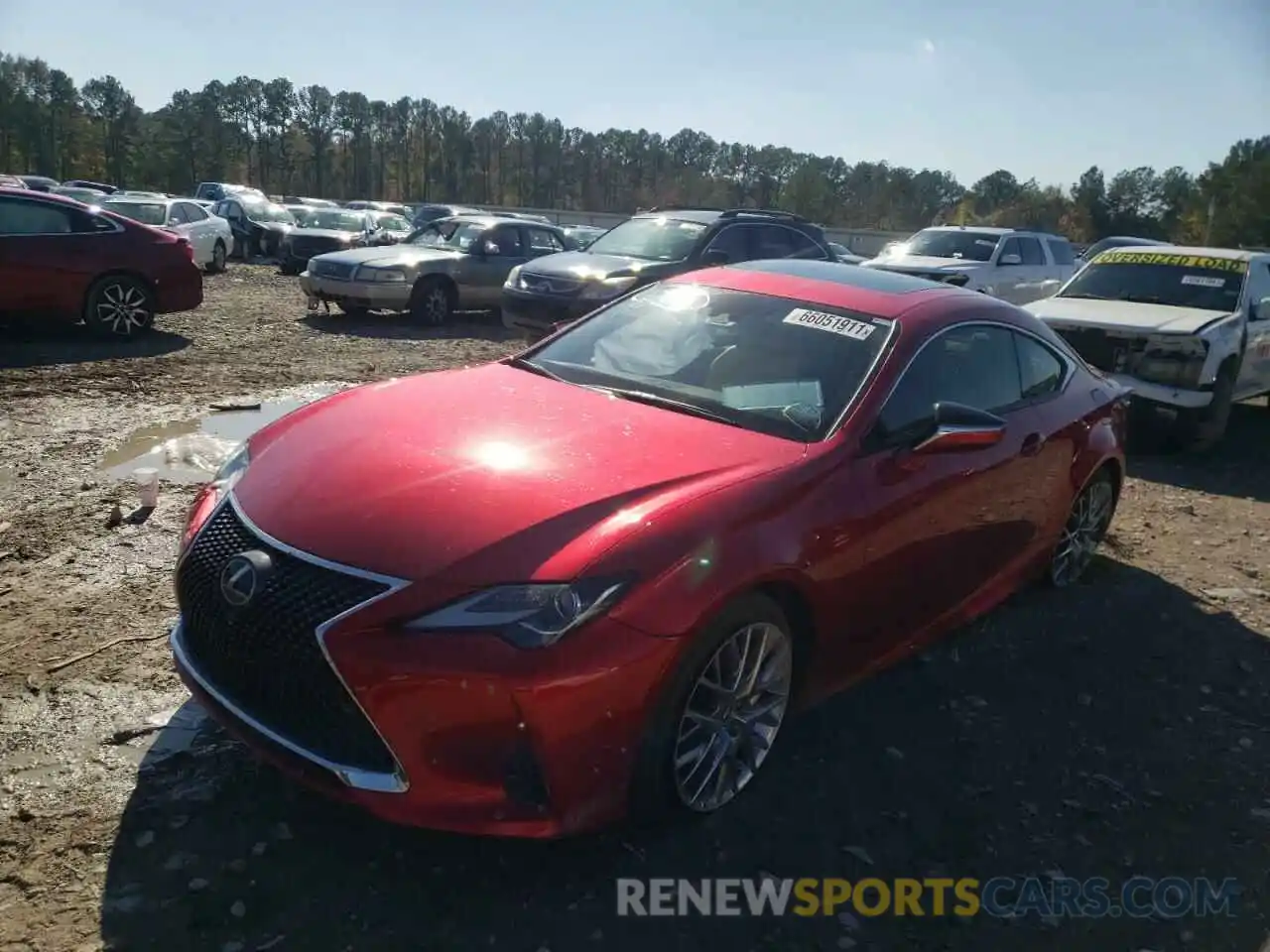 2 Photograph of a damaged car JTHDZ5BC0M5023636 LEXUS RC350 2021