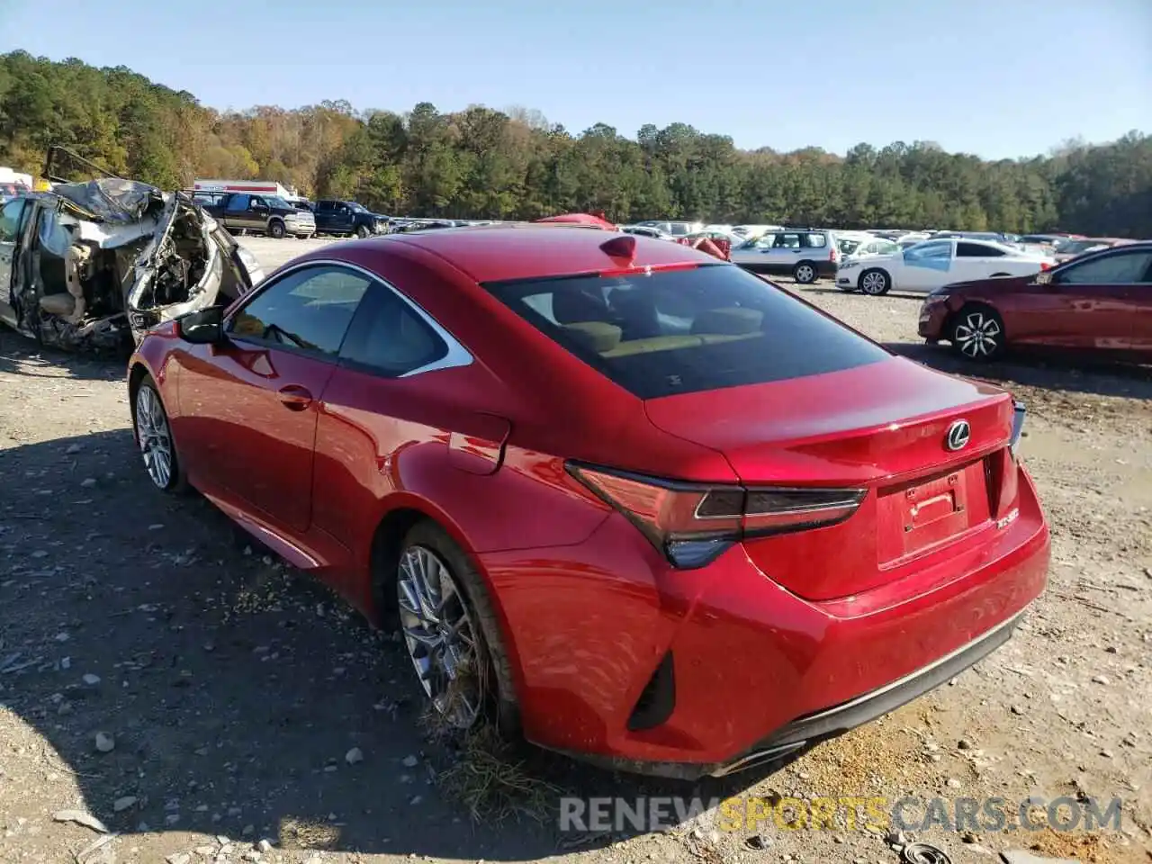 3 Photograph of a damaged car JTHDZ5BC0M5023636 LEXUS RC350 2021