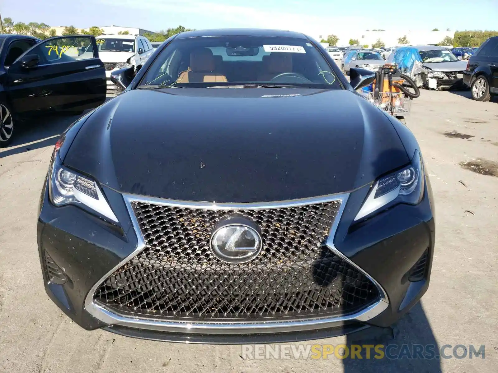 9 Photograph of a damaged car JTHDZ5BC2M5024030 LEXUS RC350 2021