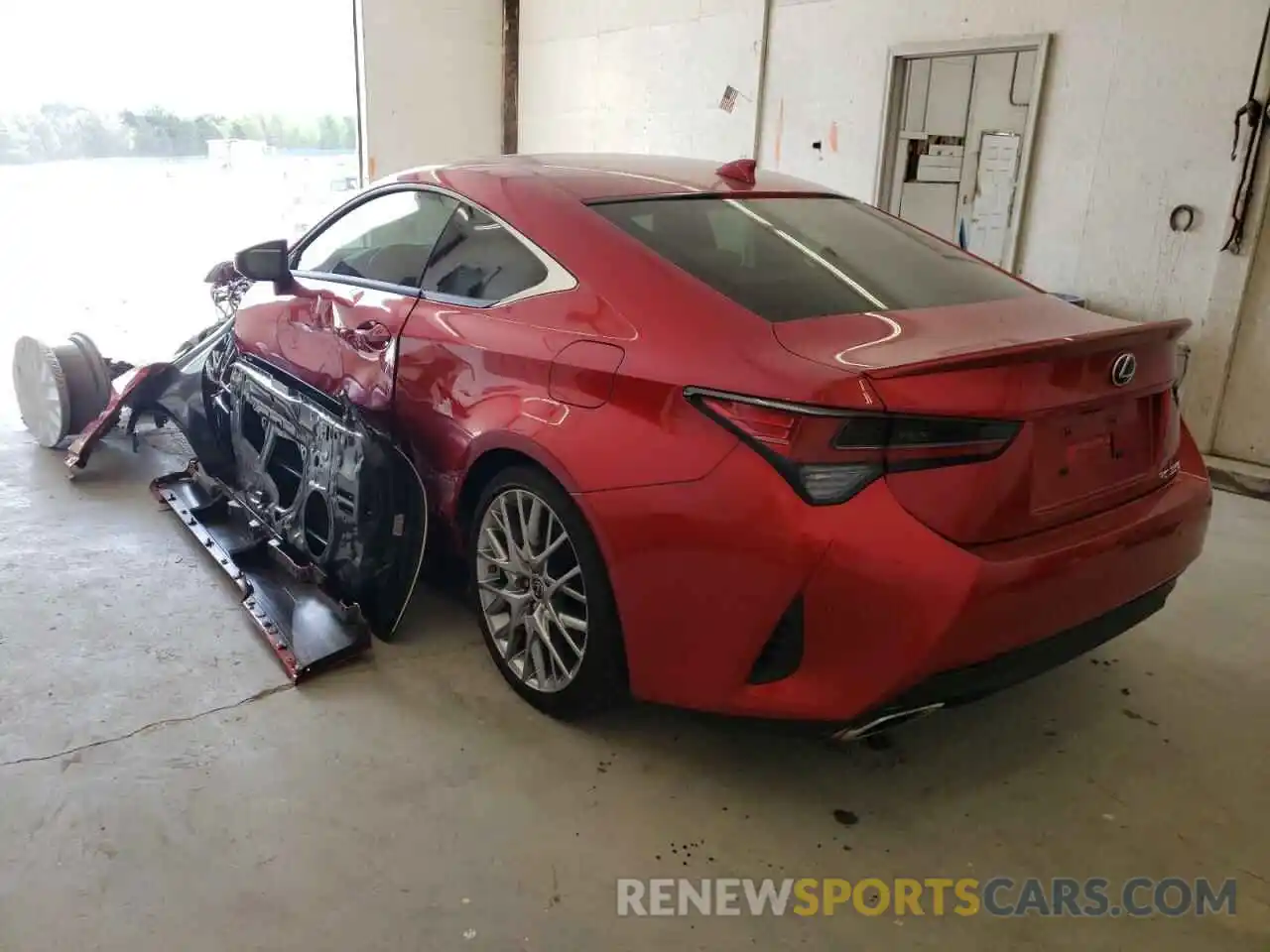 3 Photograph of a damaged car JTHDZ5BC3M5023775 LEXUS RC350 2021