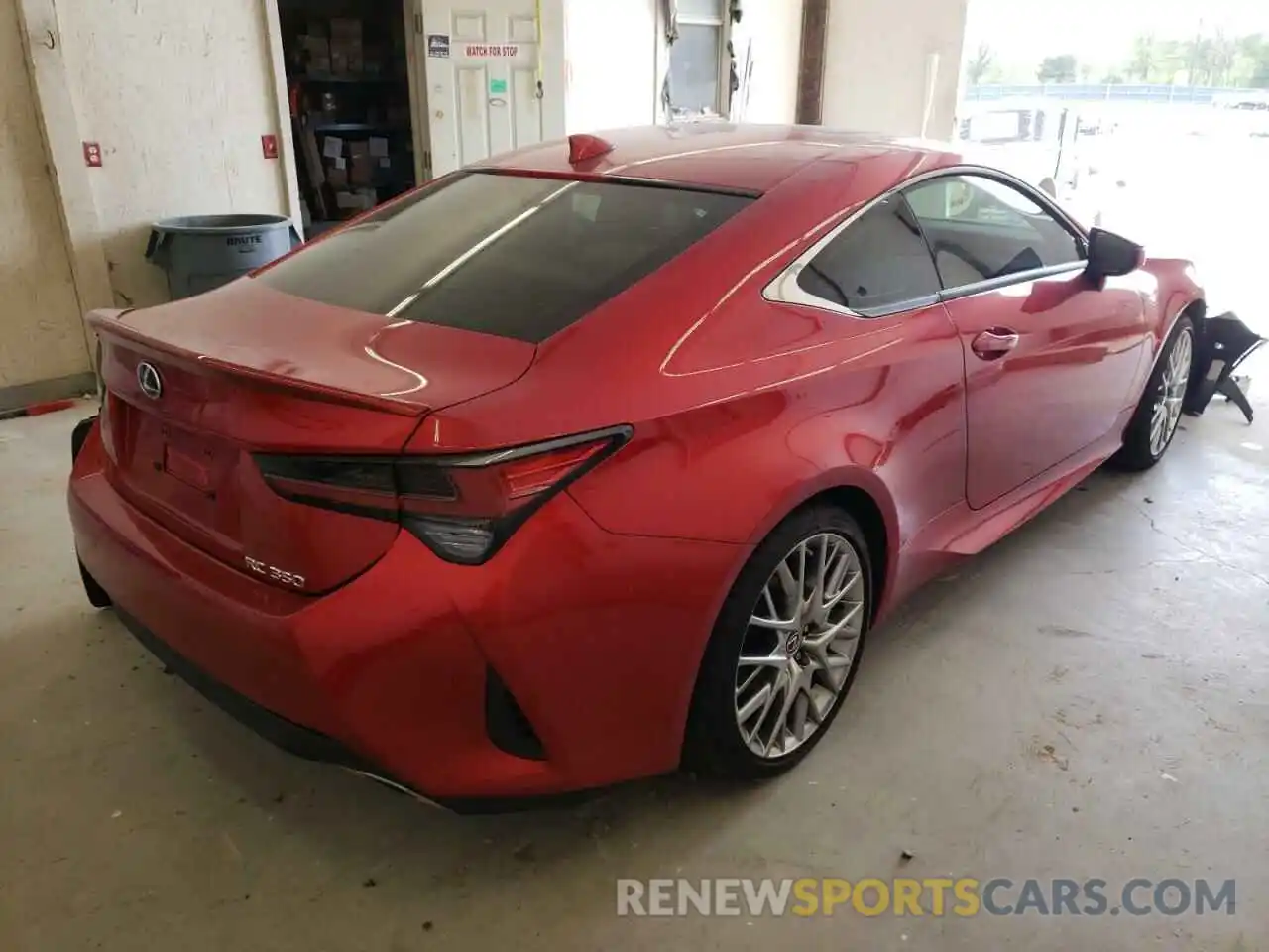 4 Photograph of a damaged car JTHDZ5BC3M5023775 LEXUS RC350 2021