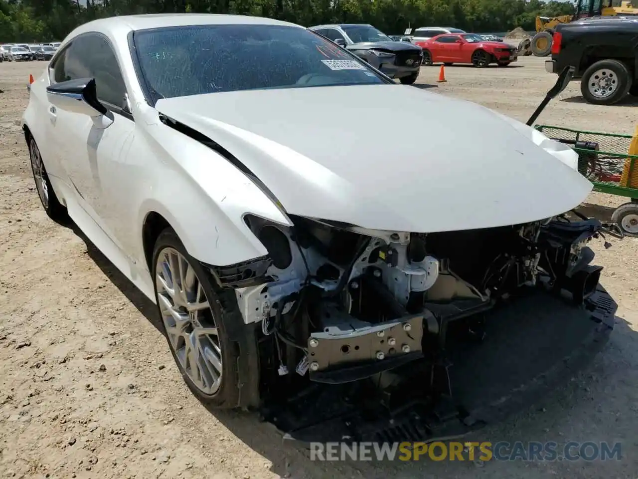 1 Photograph of a damaged car JTHDZ5BC3M5024229 LEXUS RC350 2021