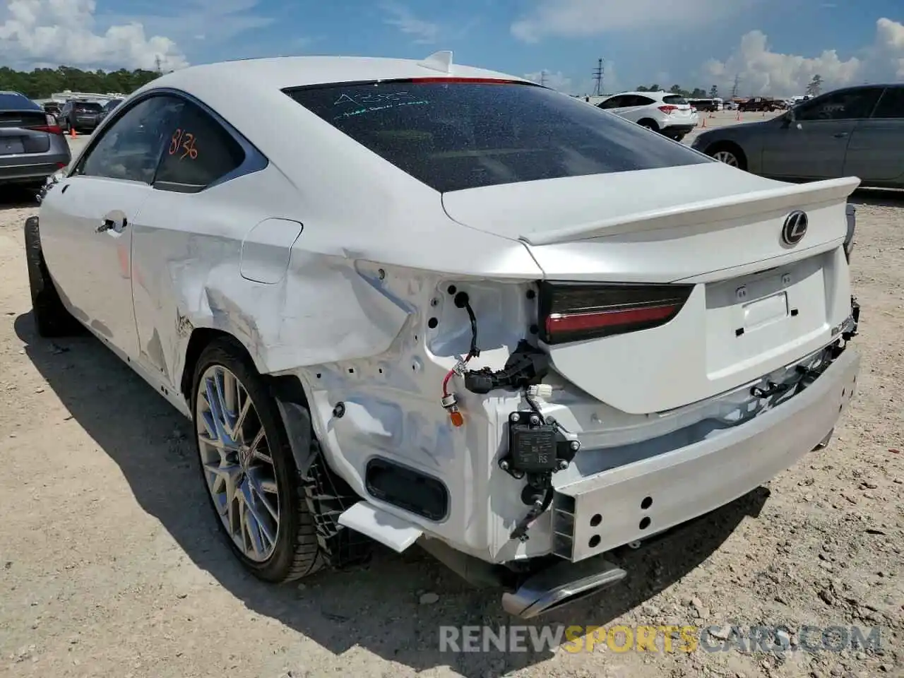 3 Photograph of a damaged car JTHDZ5BC3M5024229 LEXUS RC350 2021