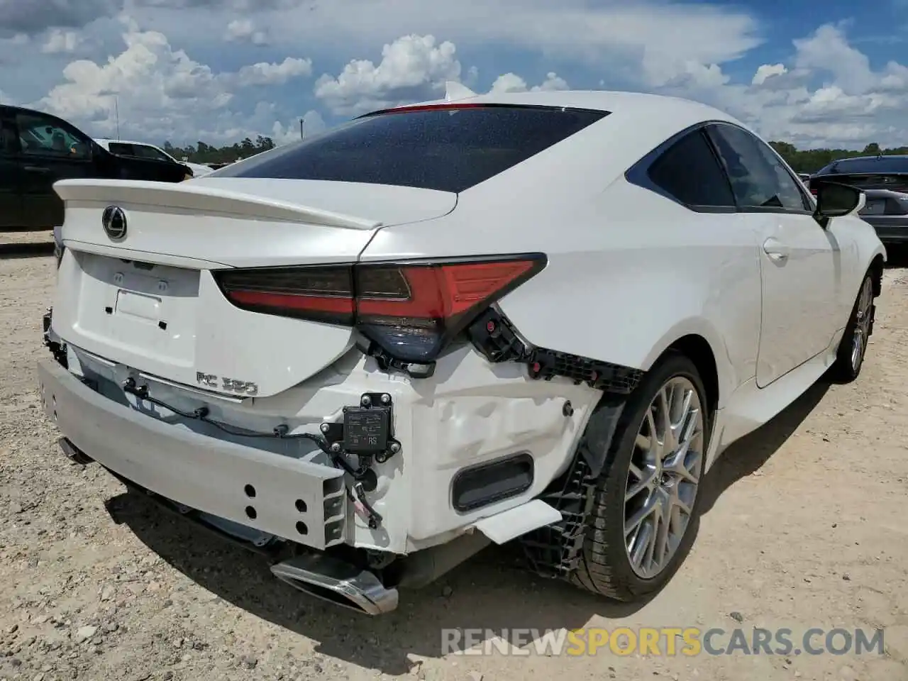 4 Photograph of a damaged car JTHDZ5BC3M5024229 LEXUS RC350 2021