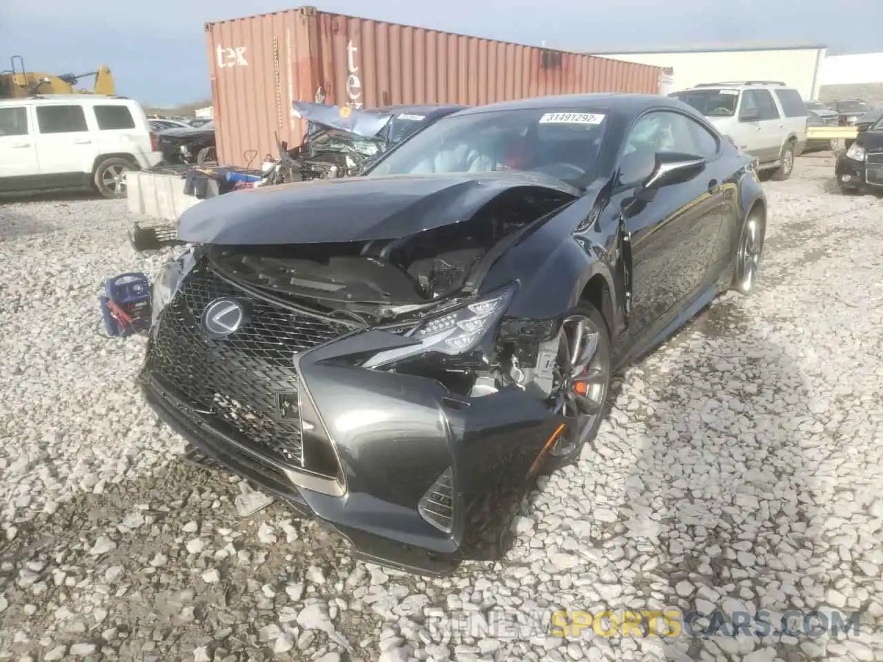 2 Photograph of a damaged car JTHGZ5BC1M5024307 LEXUS RC350 2021