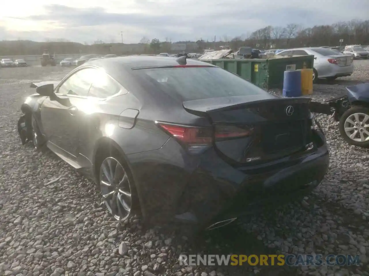 3 Photograph of a damaged car JTHGZ5BC1M5024307 LEXUS RC350 2021