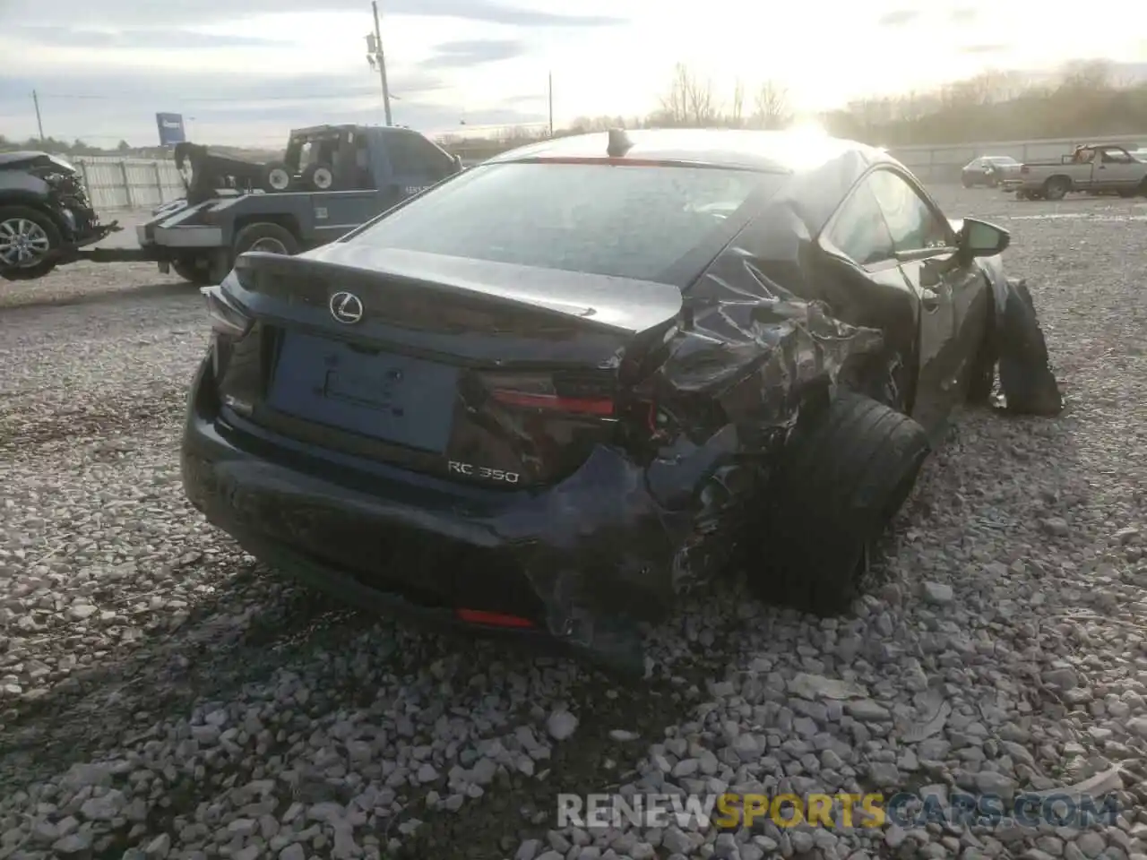 4 Photograph of a damaged car JTHGZ5BC1M5024307 LEXUS RC350 2021