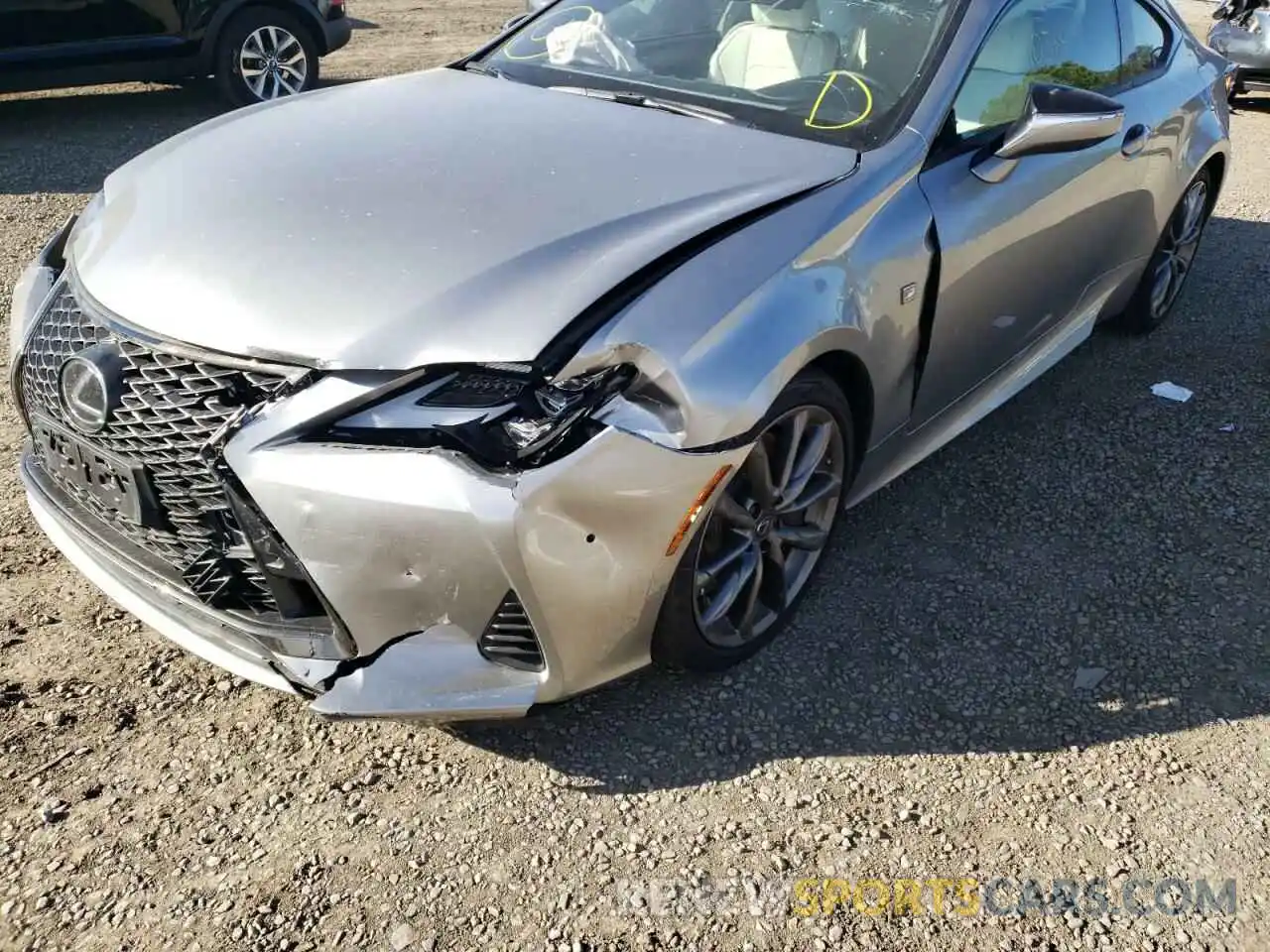 9 Фотография поврежденного автомобиля JTHGZ5BC4M5023622 LEXUS RC350 2021