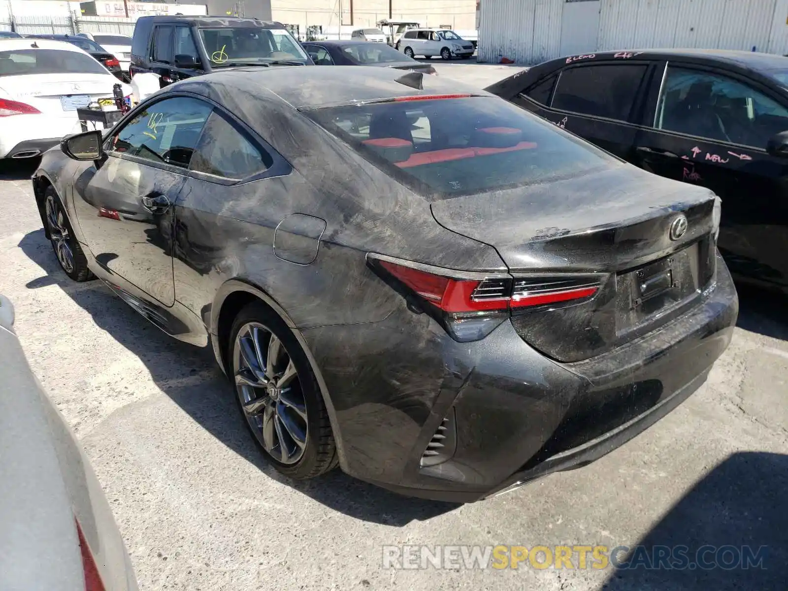 3 Photograph of a damaged car JTHGZ5BC7M5024876 LEXUS RC350 2021