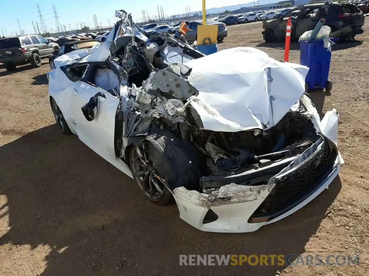 1 Photograph of a damaged car JTHGZ5DC1M5010663 LEXUS RC350 2021